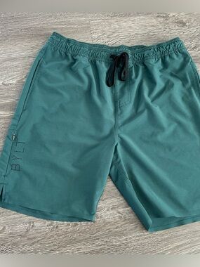 BYLT MENS PREMIUM BASICS COASTAL BOARDSHORTS SZ XL Shorts with Drawstring